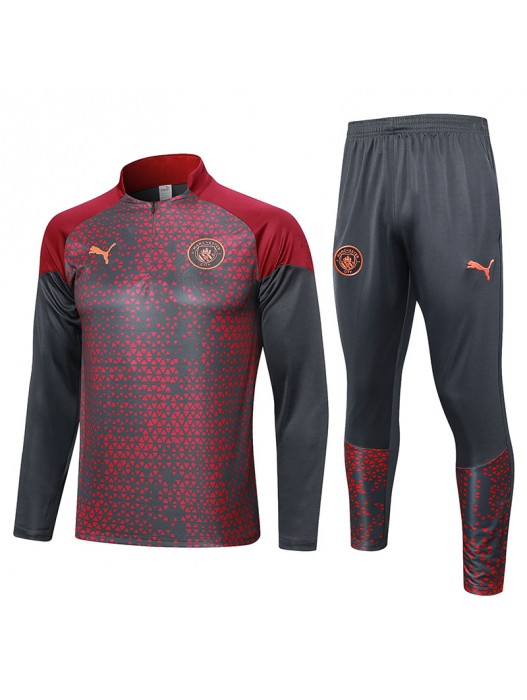 Manchester City Grey Tracksuits 2023/2024 - Player