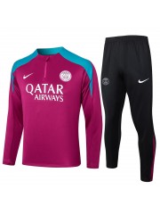 Paris Saint Germain Kids Pink Red Tracksuits 2024/2025