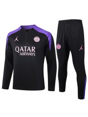 Paris Saint Germain Black Tracksuits 2024/2025