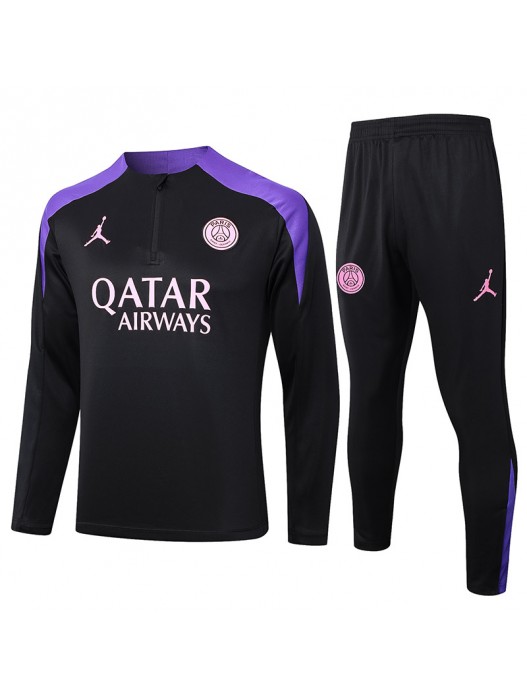 Paris Saint Germain Black Tracksuits 2024/2025