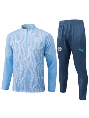 Manchester City Light Blue Tracksuits 2024/2025 - Player