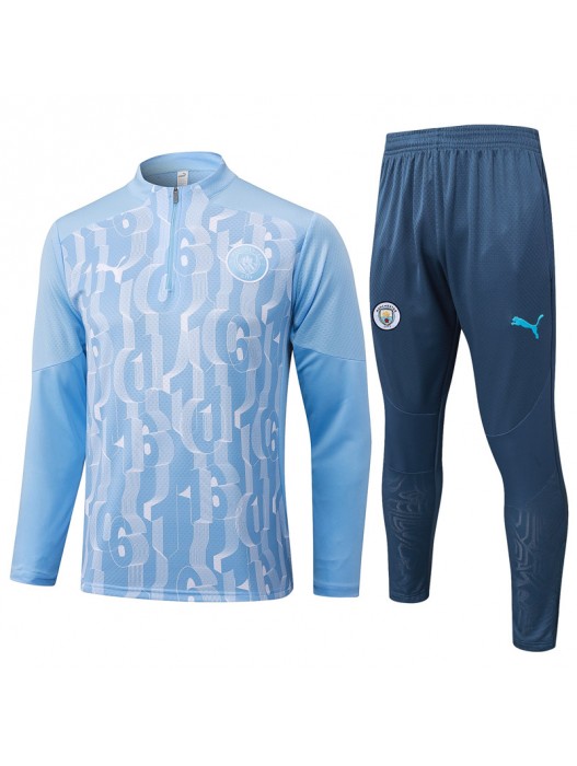 Manchester City Light Blue Tracksuits 2024/2025 - Player