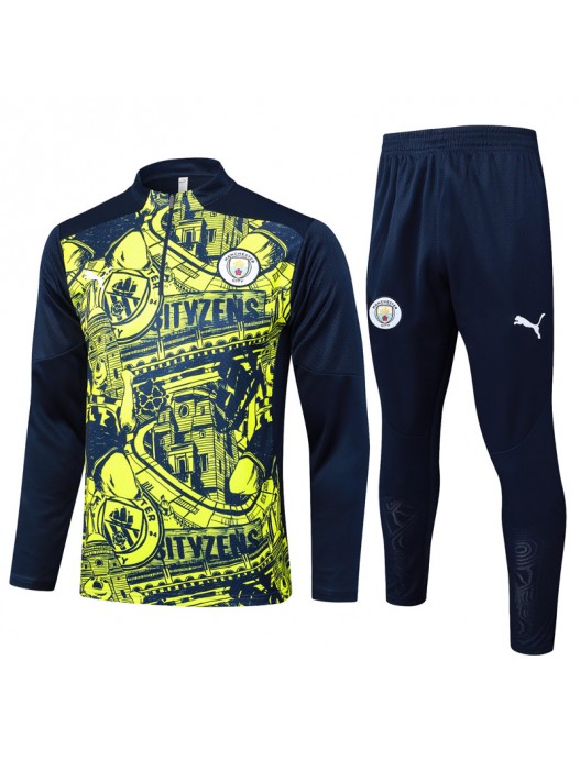 Manchester City Yellow Tracksuits 2024/2025 - Player