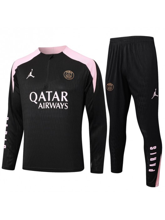Paris Saint Germain Black Tracksuits 2024/2025 -  Player