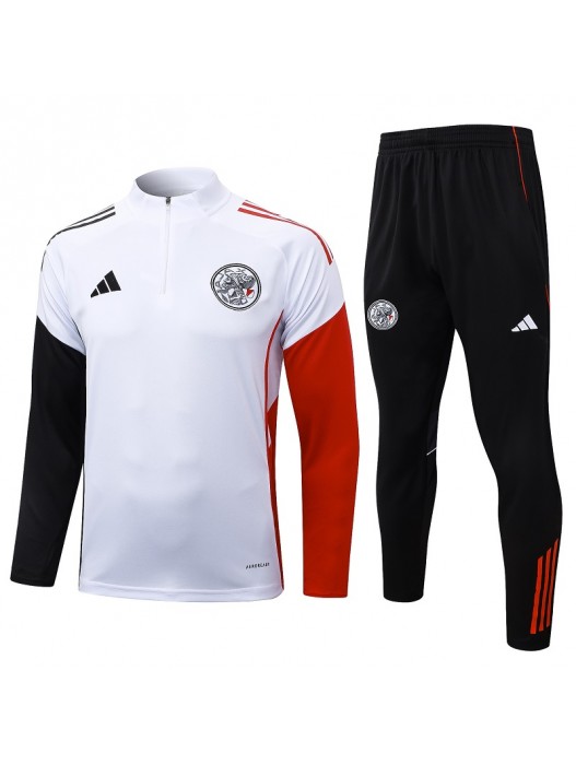 Ajax Kids White Tracksuit 2025/2026