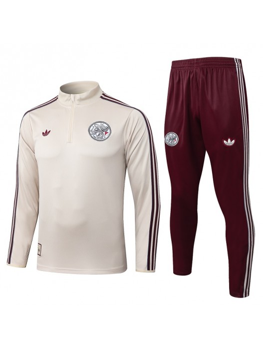 Ajax Cream-Coloured Tracksuit 2025/2026