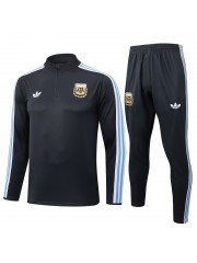 Argentina Dark Gray Tracksuit 2025/2026