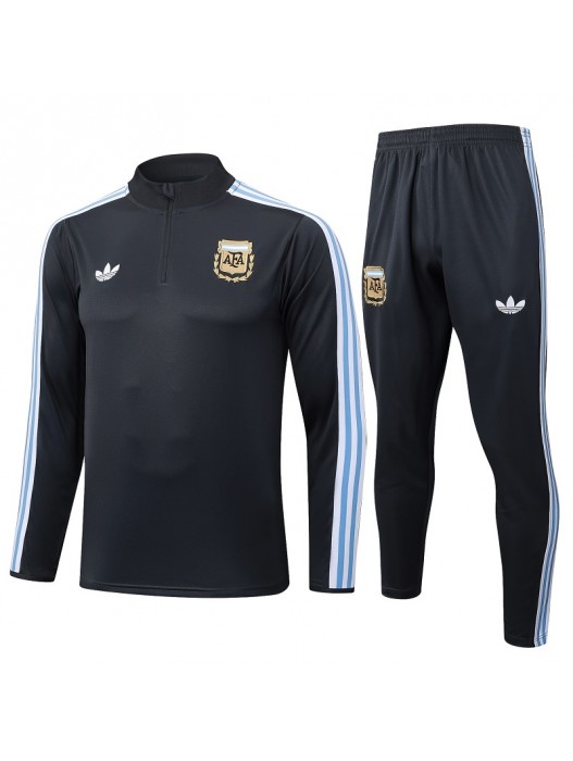Argentina Kids Dark Gray Tracksuit 2025/2026