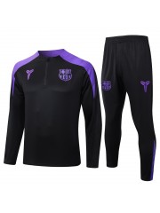 Barcelona Kids Black Purple Tracksuit 2025/2026