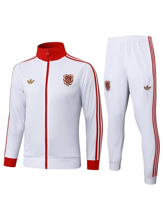 Bayern Munich Kids White 125 Years Jacket Suit 2025/2026