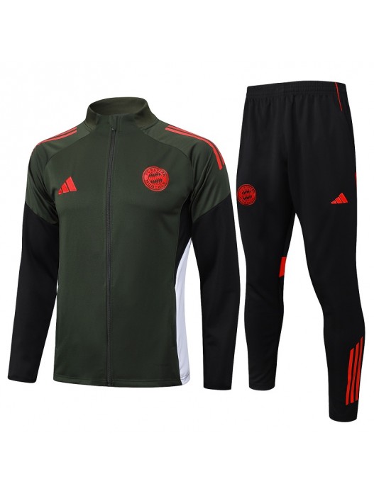 Bayern Munich Dark Green Jacket Suit 2025/2026