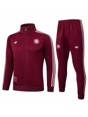Bayern Munich Dark Red Jacket Suit 2025/2026