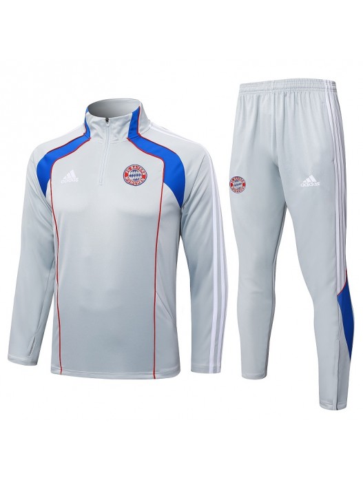 Bayern Munich Kids Light Gray Tracksuit 2025/2026