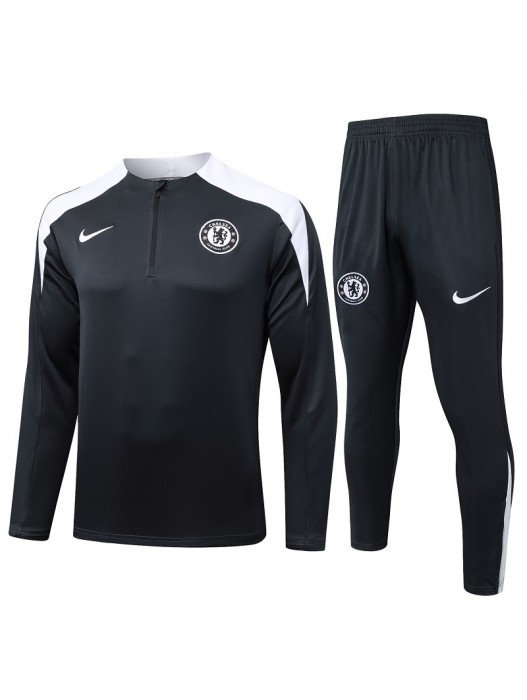 Chelsea Black Tracksuit 2025/2026