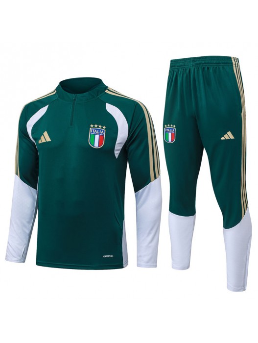 Italy Kids Dark Green Tracksuit 2026/2027