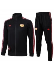Manchester United Black Retro Jacket Suit 2025/2026