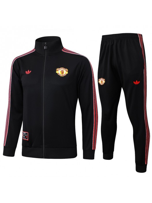Manchester United Black Retro Jacket Suit 2025/2026