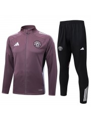 Manchester United Gray Purple Jacket Suit 2025/2026