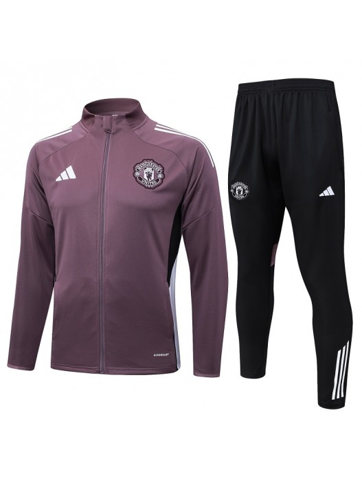 Manchester United Gray Purple Jacket Suit 2025/2026