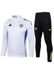 Manchester United Kids White Tracksuit 2025/2026