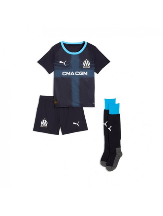 Olympique Marseille Kids Away Kit 2025/2026
