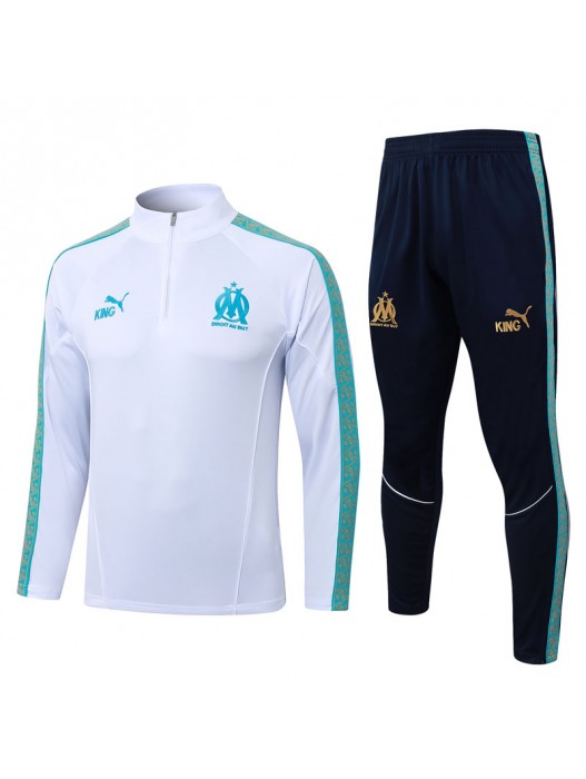 Olympique Marseille White Tracksuit 2025/2026
