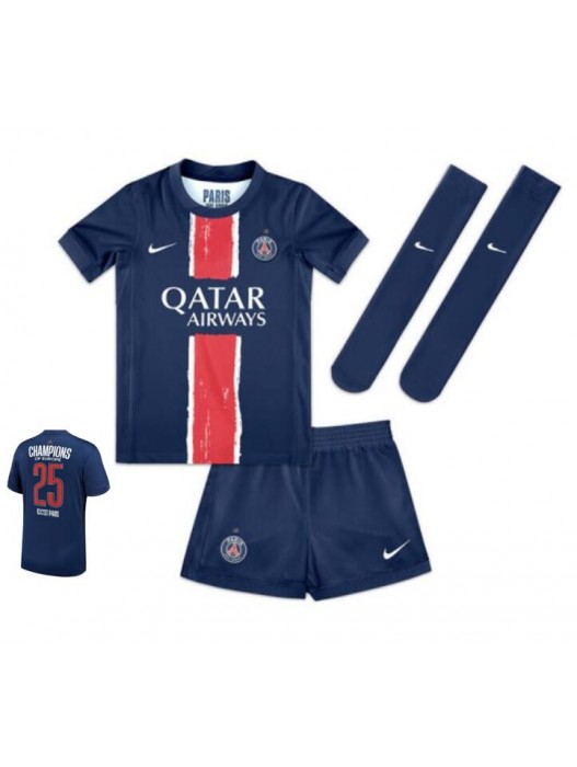 Paris Saint Germain Kids Home Kits - Champions of Europe 2025