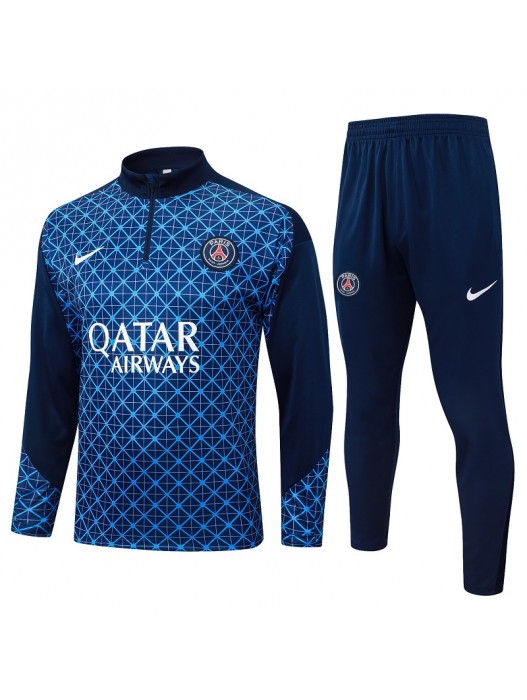 Paris Saint Germain Blue Plaid Tracksuit 2025/2026