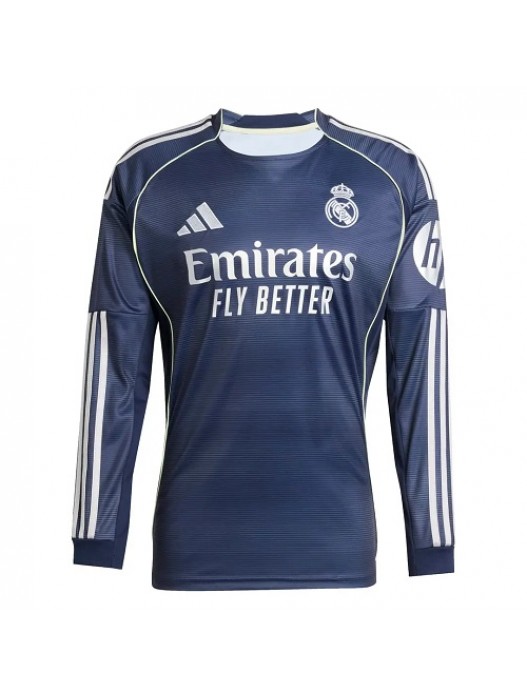 Real Madrid Long Sleeve Away Jersey 2025/2026