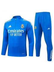 Real Madrid Blue Tracksuits 2025/2026
