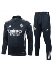 Real Madrid Dark Gray Pink Tracksuit 2025/2026