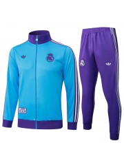 REAL MADRID Light Blue Jacket Suit 2025/2026