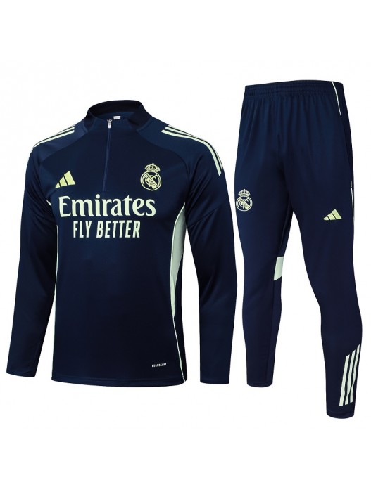 Real Madrid Kids Navy Blue Tracksuits 2025/2026