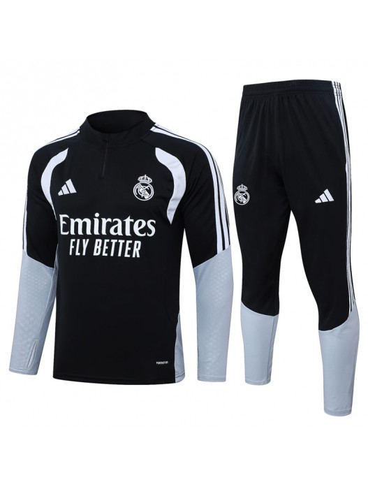 Real Madrid Black Tracksuit 2026/2027
